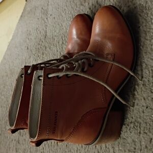Ten Points Lace up Boot Size Sweden Quality Leather Eu 39